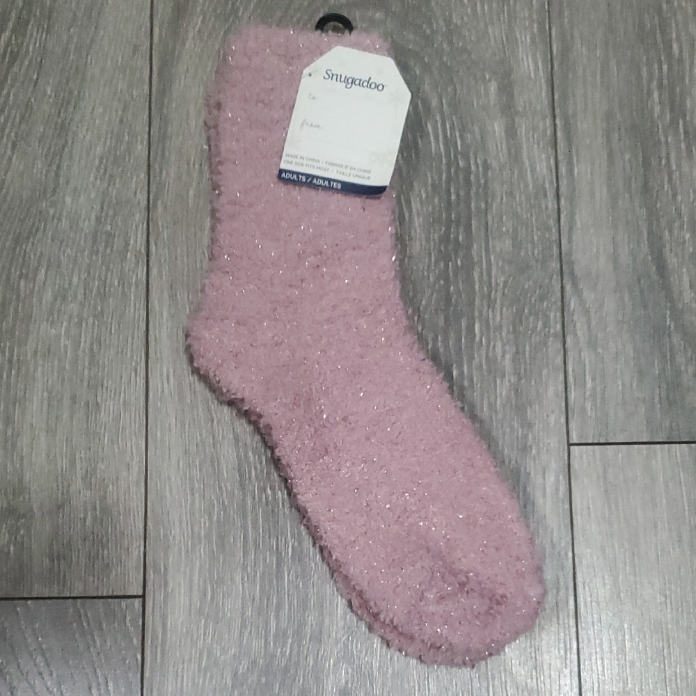 Women's Pink Cozy Fuzzy Socks